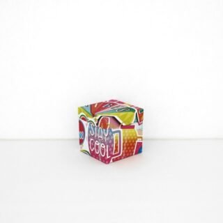 3x3x3 SVG box base with 3/4 inch lid shown.