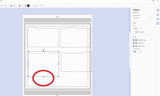 SVG Index Divider Templates - Brother's Canvas Workspace - Drag box to resize