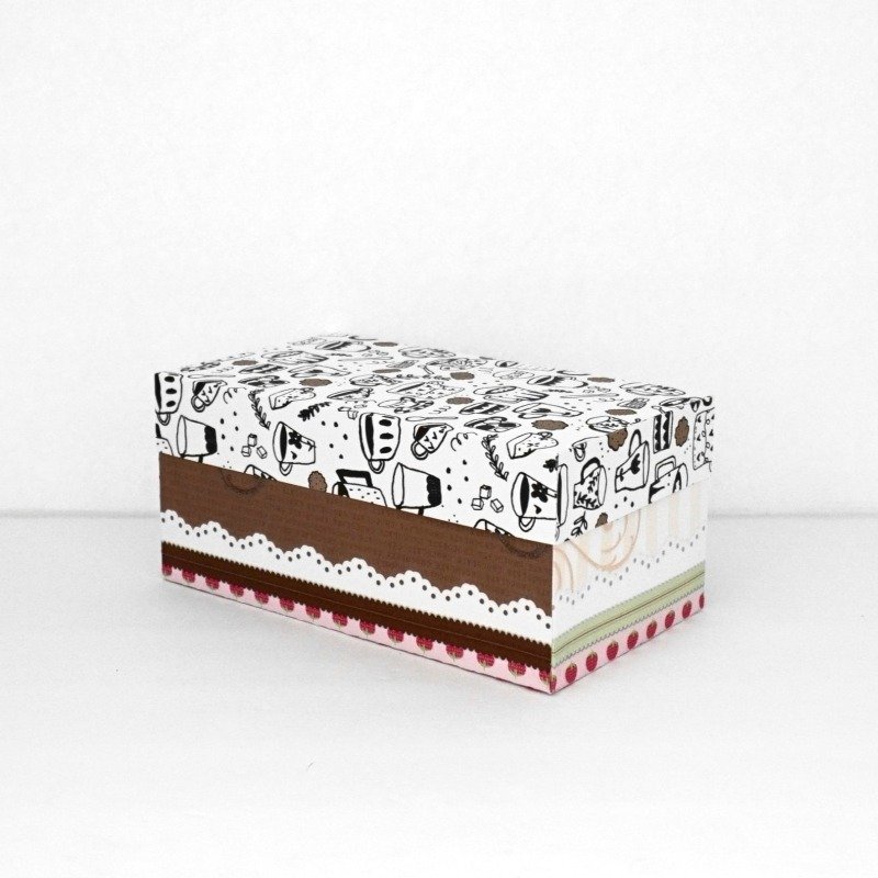 SVG 9x5x4 Box Base or 5x9x4 SVG Box Base - 1.5 inch lid shown