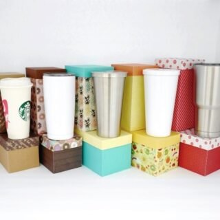 SVG Coffee Cup Gift Box Sets