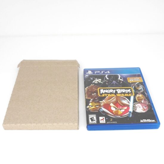 SVG shipping box template to hold a Nintendo Play Station 4 game