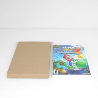 SVG shipping box template to hold a Nintendo Wii game