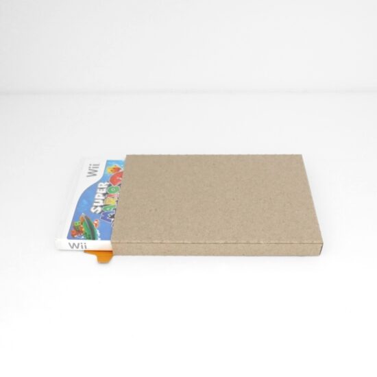 SVG Wii Game Shipping Box template with tuck in lid.