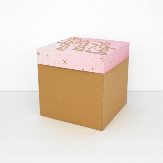 7x7x7 SVG Box Base with 1.5 inch lid shown.