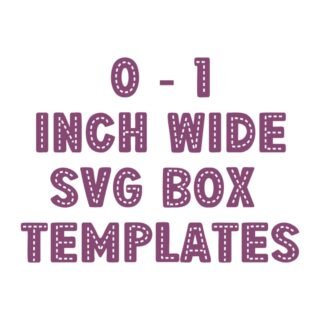 0-1 Inch Wide Boxes
