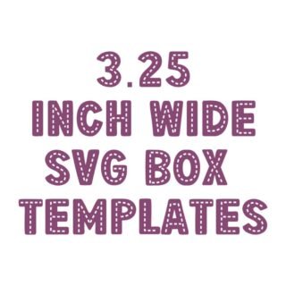 3.25 Inch Wide Boxes