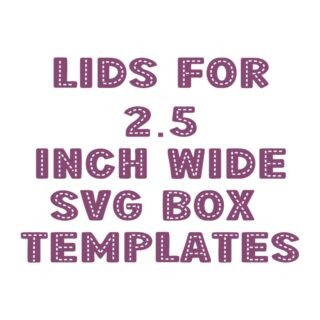 Lids for 2.5 Inch Wide Boxes