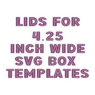 Lids for 4.25 Inch Wide Boxes