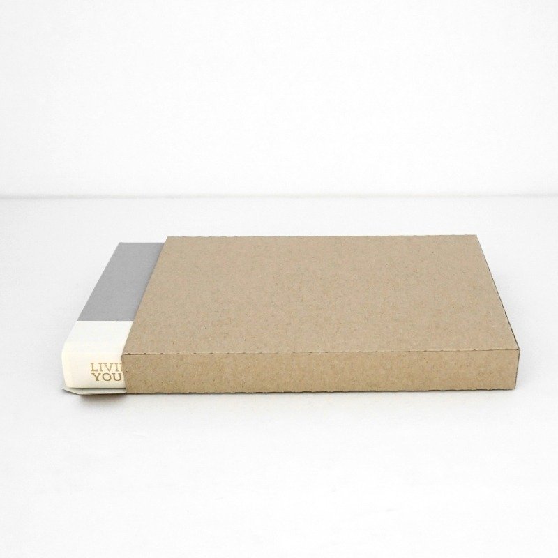 SVG Shipping box template for a book