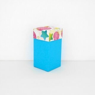 3x3x6 SVG Box Base with 1.5 inch lid shown