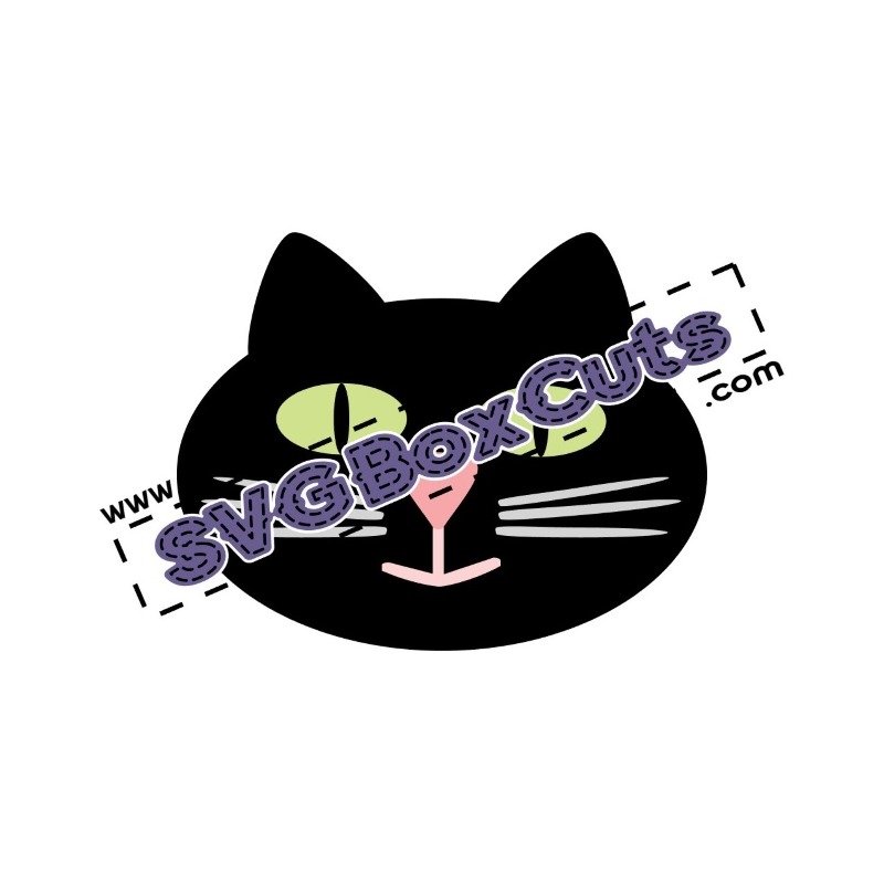 SVG Cat Face / PNG Cat Face / JPG Cat Face