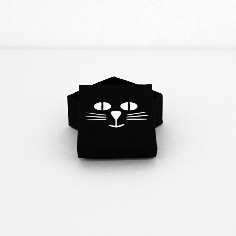 Cat Face Window Lid SVG Treat Box Set.