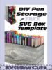 DIY Pen Storage with FREE SVG Template