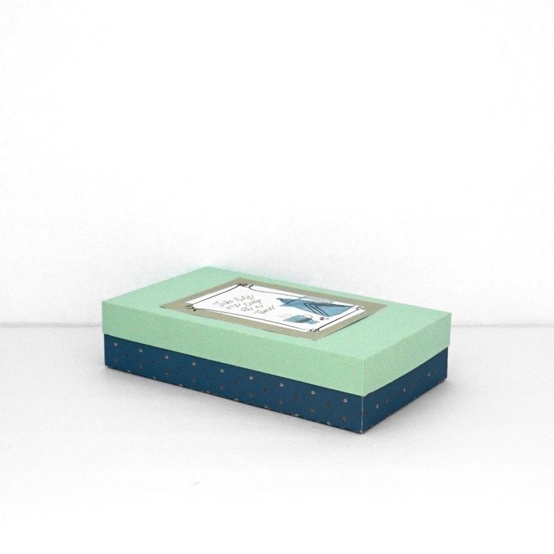 SVG 9x5x2 Box Base or 5x9x2 SVG Box Base with a 1 inch lid shown.