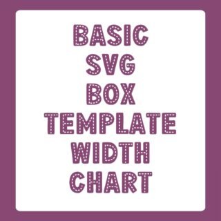 Basic SVG Box Template Width Chart